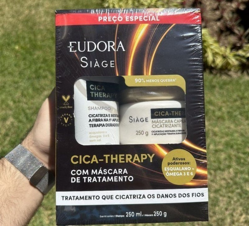 Kit Eudora Siàge Cica-therapy Shampoo e Máscara