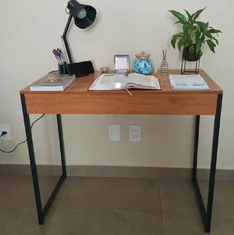 Escrivaninha Mesa Para Computador Notebook Industrial 90x45x75cm
