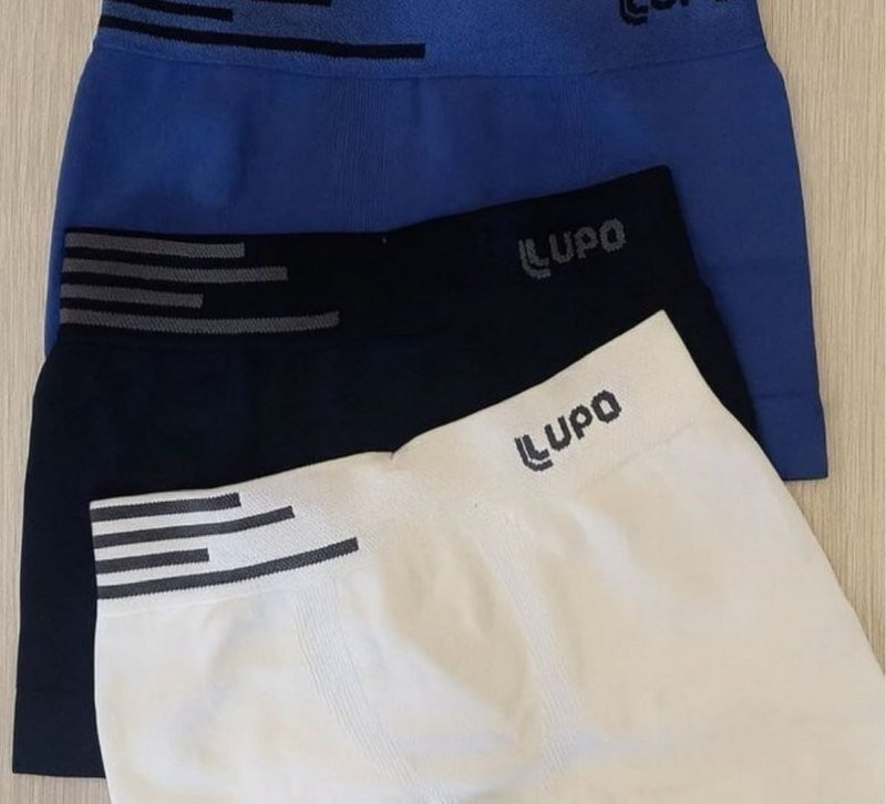 Kit 6 Cuecas Lupo Boxer Poliamida Sem Costura