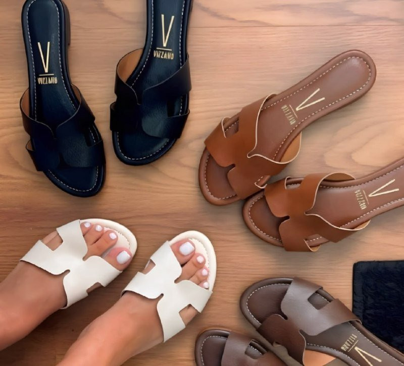 Sandália Rasteirinha Vizzano (5 cores)