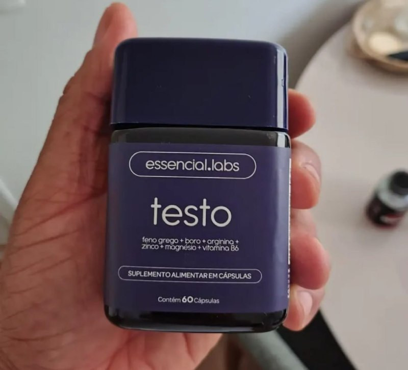 Testo Essencial Precursor da Testosterona 60 Cápsulas