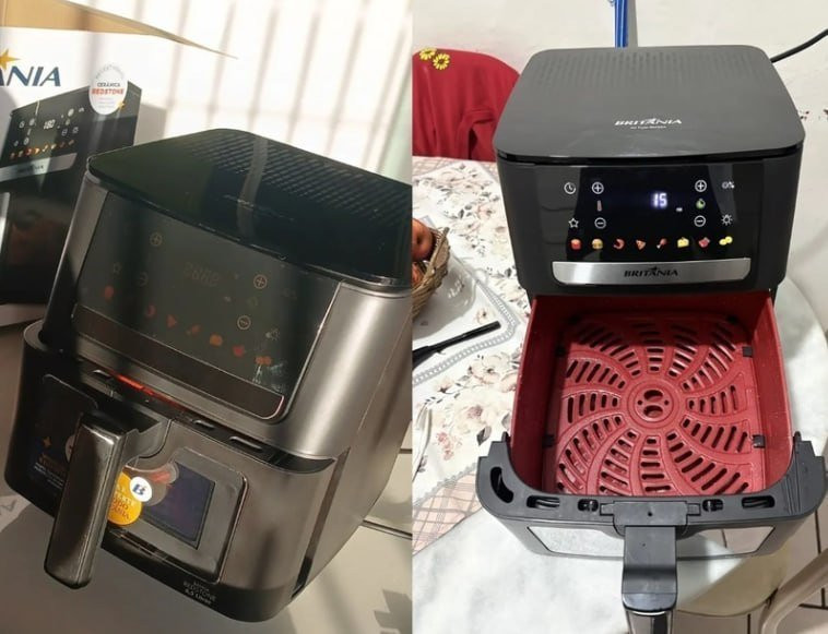 Air Fryer Britânia 6,5L 1700W 8 Funções