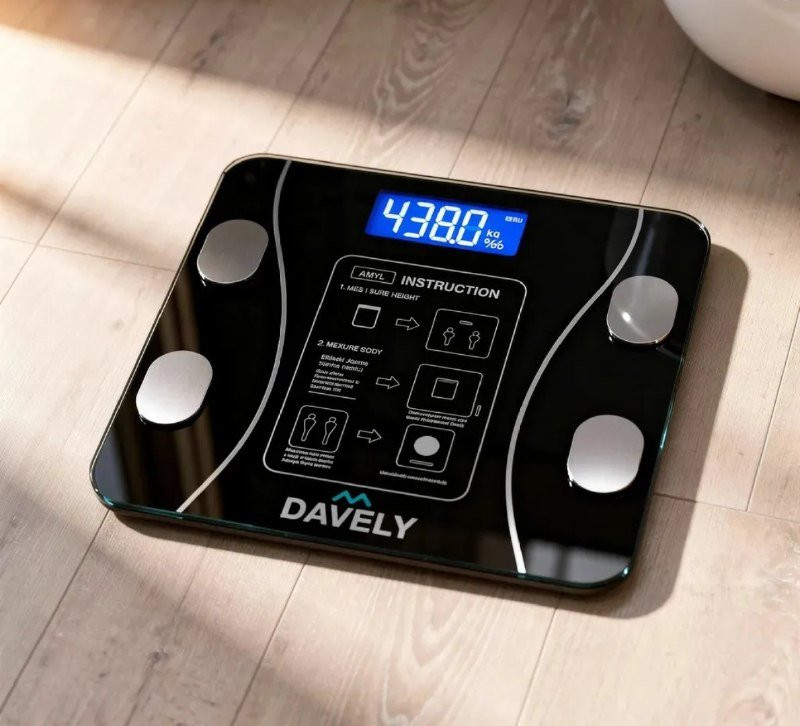 Balança Digital Bioimpedância Bluetooth Davely