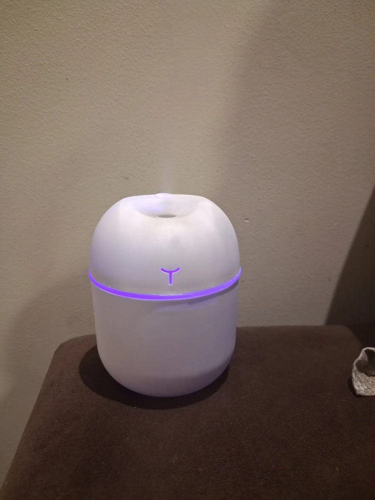 Mini Umidificador e Difusor de Ar Branco 127/220v