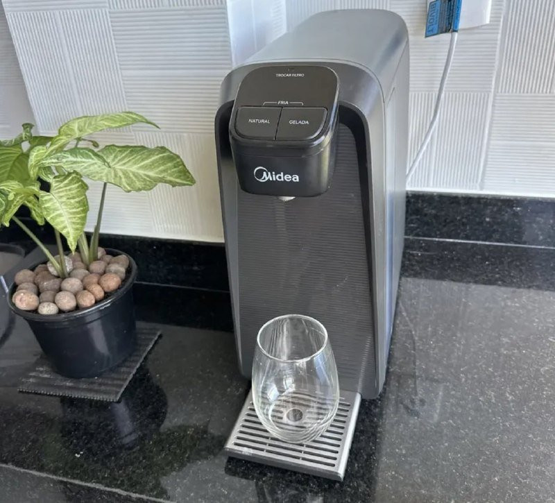Purificador De Água Slimpure Bivolt Midea Cinza