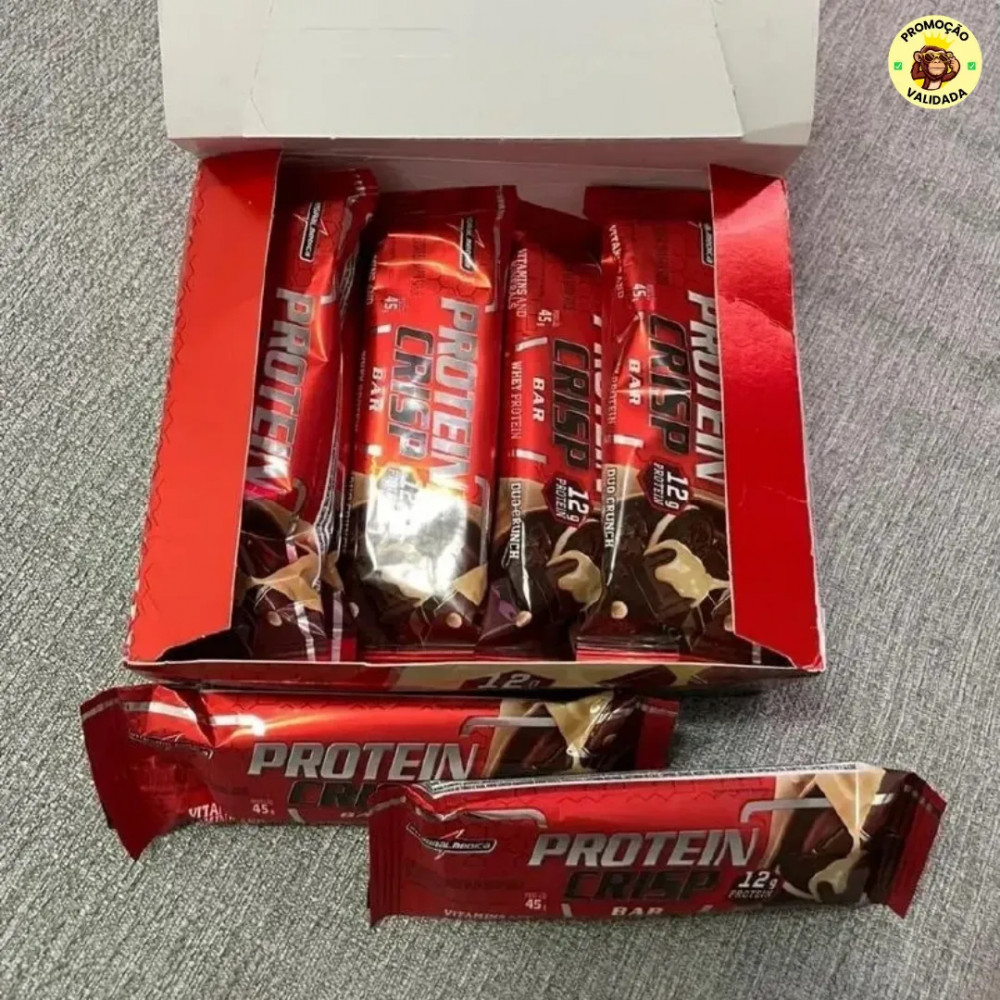 Barra De Proteina Integralmedica Crisp Bar Duo Crunch