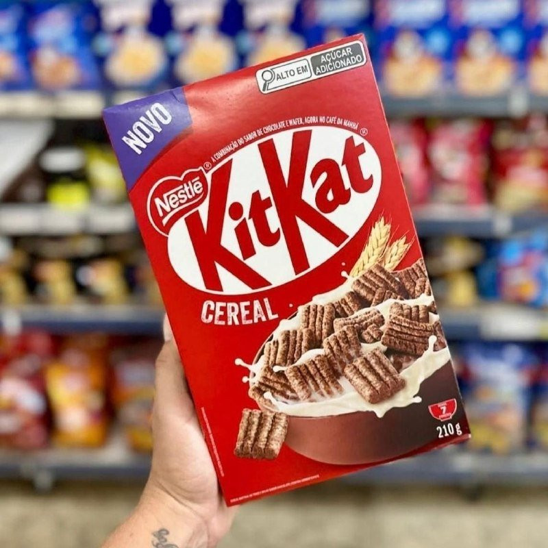 🥣 Cereal Matinal Chocolate Kitkat Caixa 210g