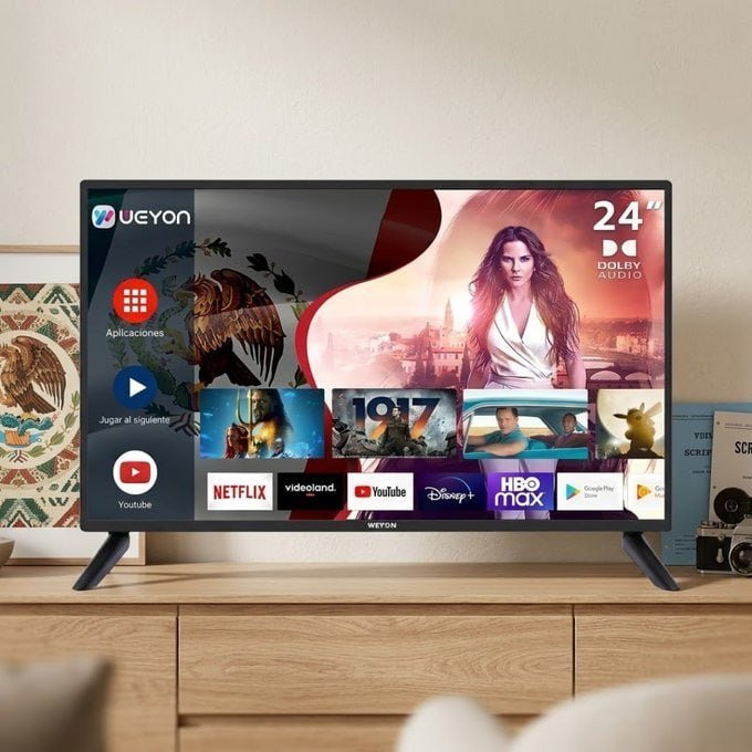 Smart Tv 24 Led Hd Weyon Android 14 Tv Hdmi