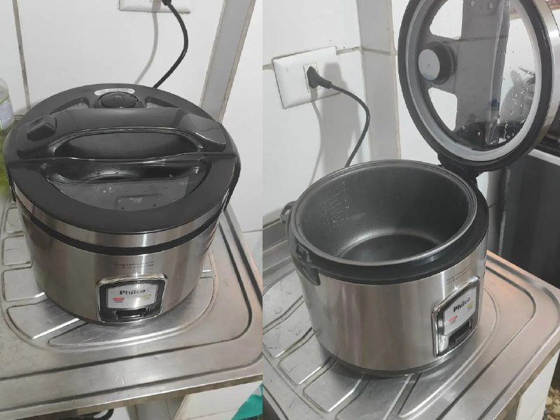 Panela De Arroz Philco 10 X Ph10p Visor Glass Inox - 127v