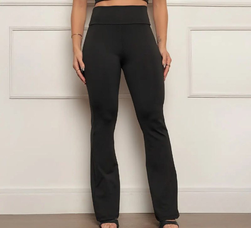 Calça Legging Flare Bailarina