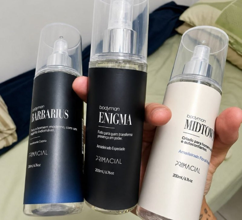 Kit Body Splash (Barbarius + Enigma + Midtown) 200ml