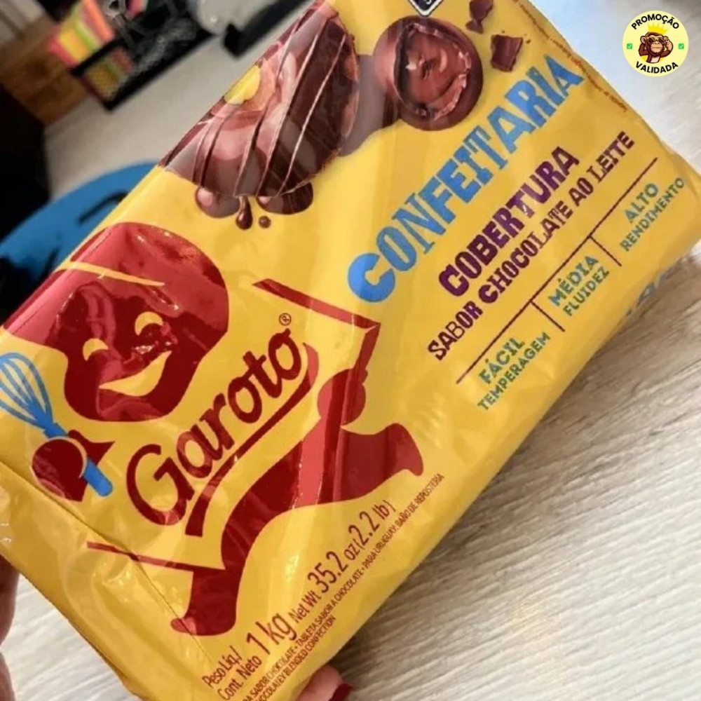 Cobertura Chocolate Ao Leite Garoto Nestlé 1kg