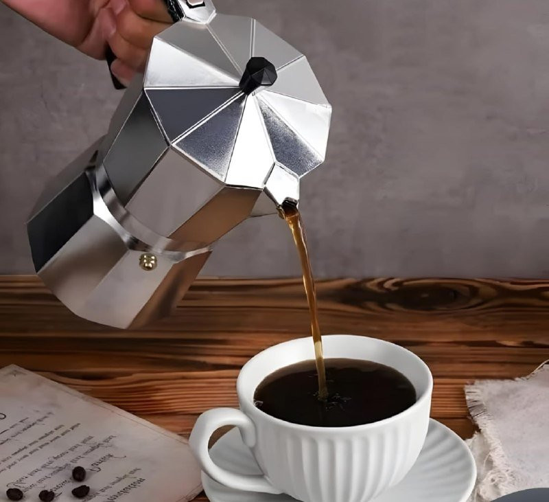 Cafeteira Italiana de Alumínio 6 Xícaras (300ml)