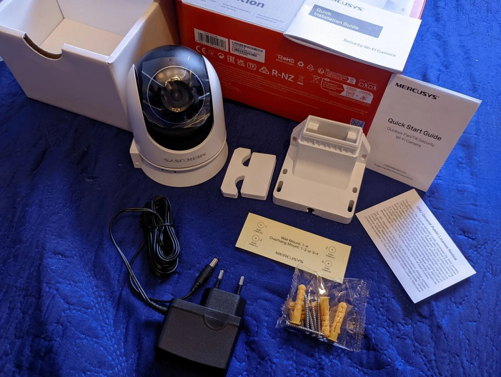 Mercusys MC510 Câmera Wi-Fi IP65 2K 3MP 360°