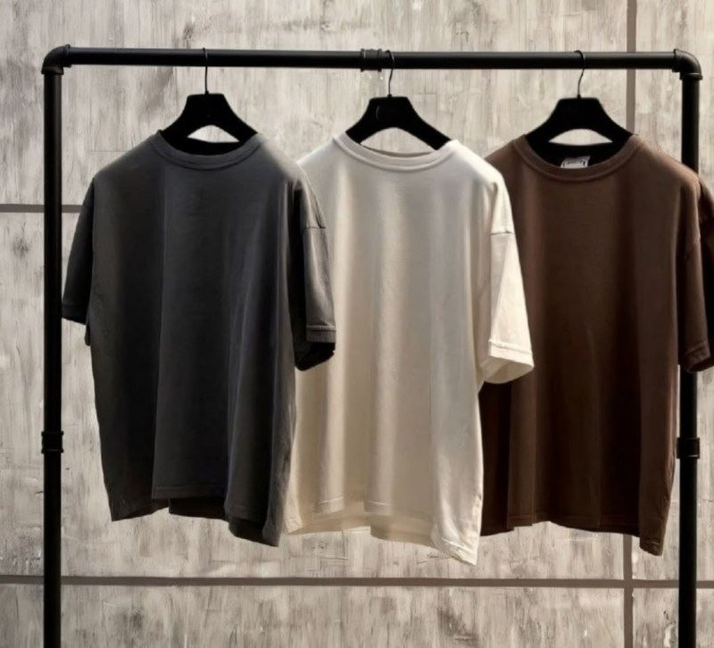 Kit com 3 Camisetas Oversized Algodão Streetwear
