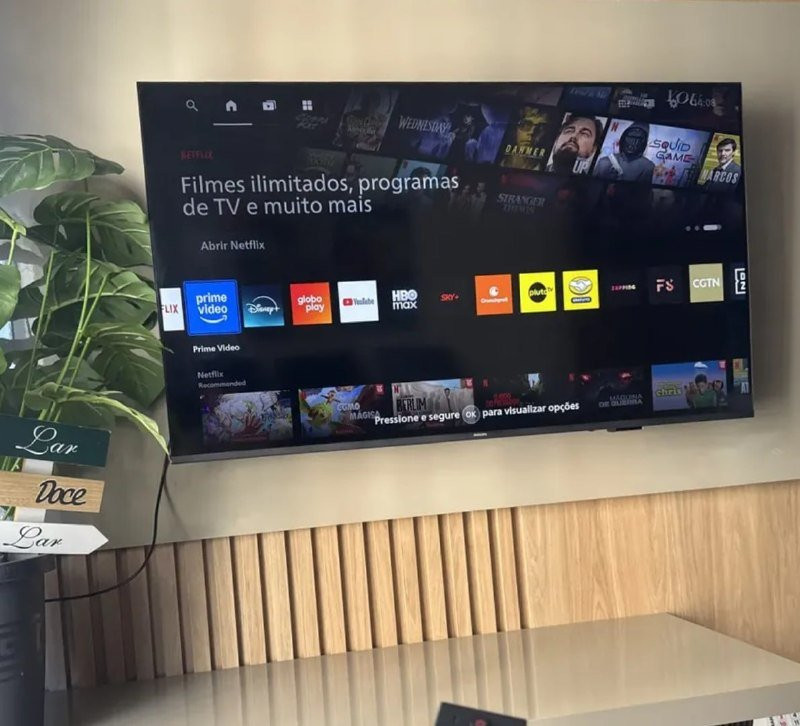 Smart TV Philips 50 4K 50pug7300 Comando De Voz Bluetooth