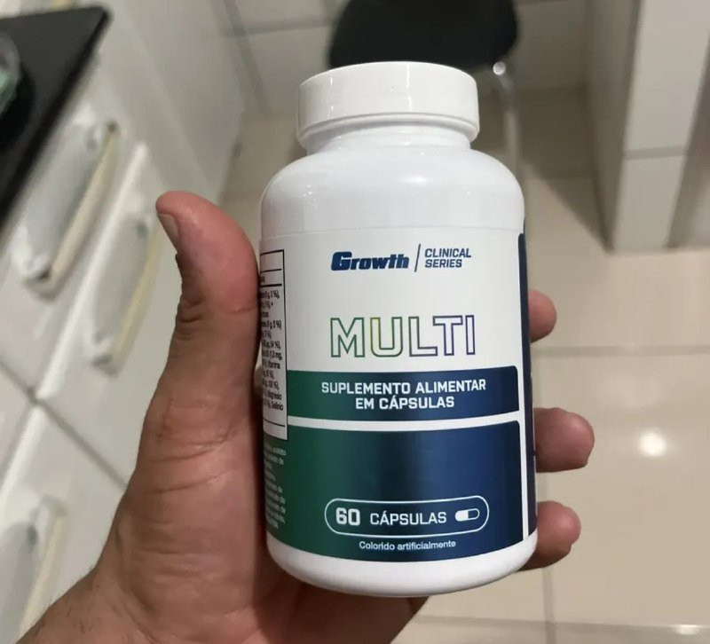 Multivitamínico Growth Supplements 60 cápsulas