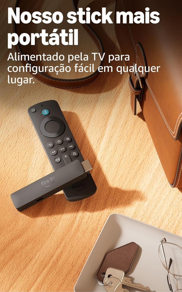 Amazon Fire TV Stick HD com Controle Remoto Alexa