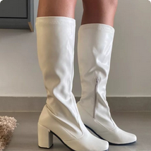Bota Feminina Lumiss Cano Longo Salto Alto
