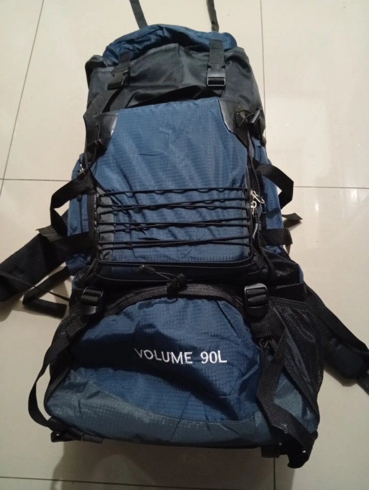 Mochila Cargueira Tática Impermeável 90l Preto
