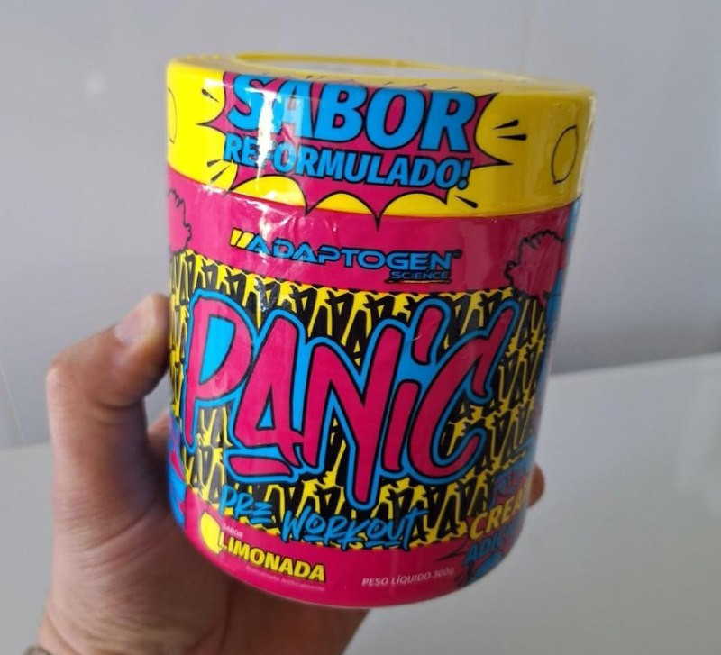 Pré Treino Adaptogen Panic 300g - Limonada