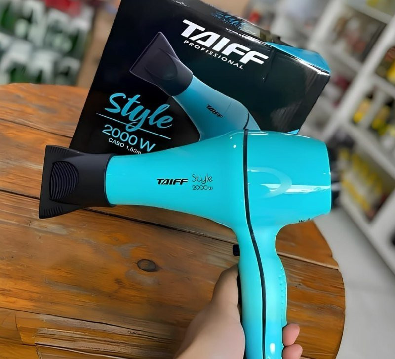 Secador de Cabelos Style Azul Tiffany 2000w Taiff 127V