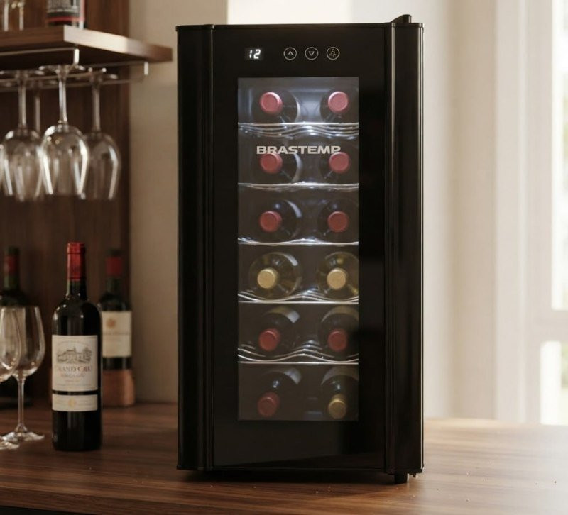 Adega De Vinhos Brastemp Para 12 Garrafas Com Painel Touch