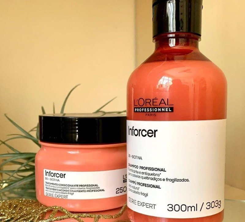 Kit L'Oréal Professionnel Inforcer (Shampoo 300ml + Máscara 250g)