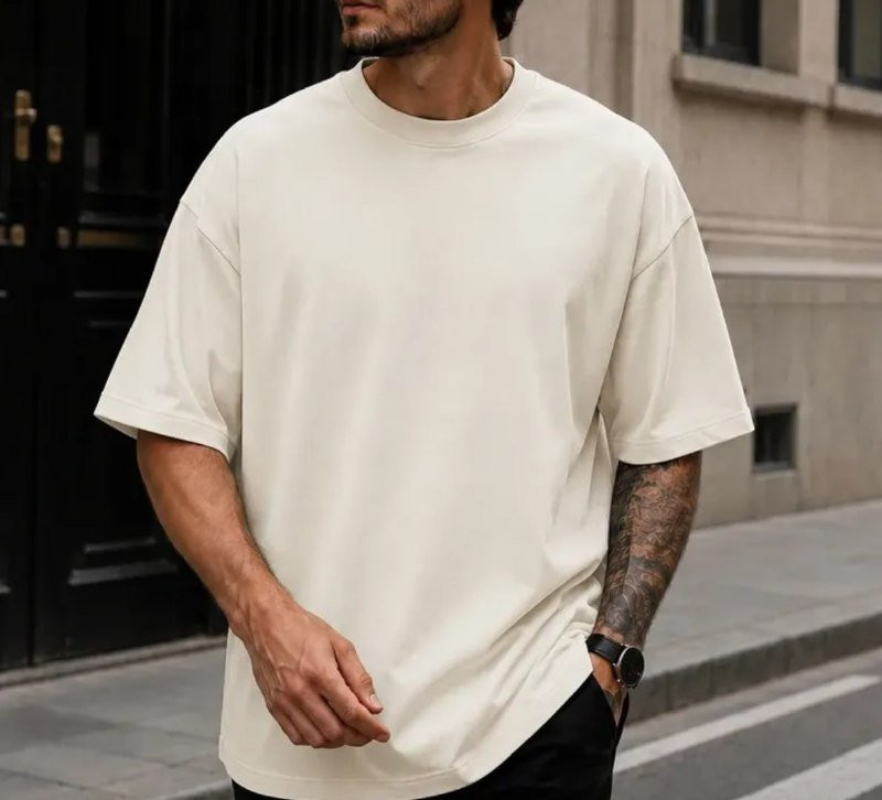 Camiseta Oversized Masculina 100% Algodão