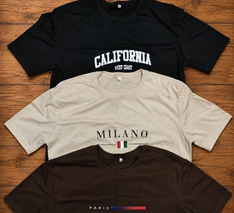 Kit 3 Camisetas Masculina 100% Algodão