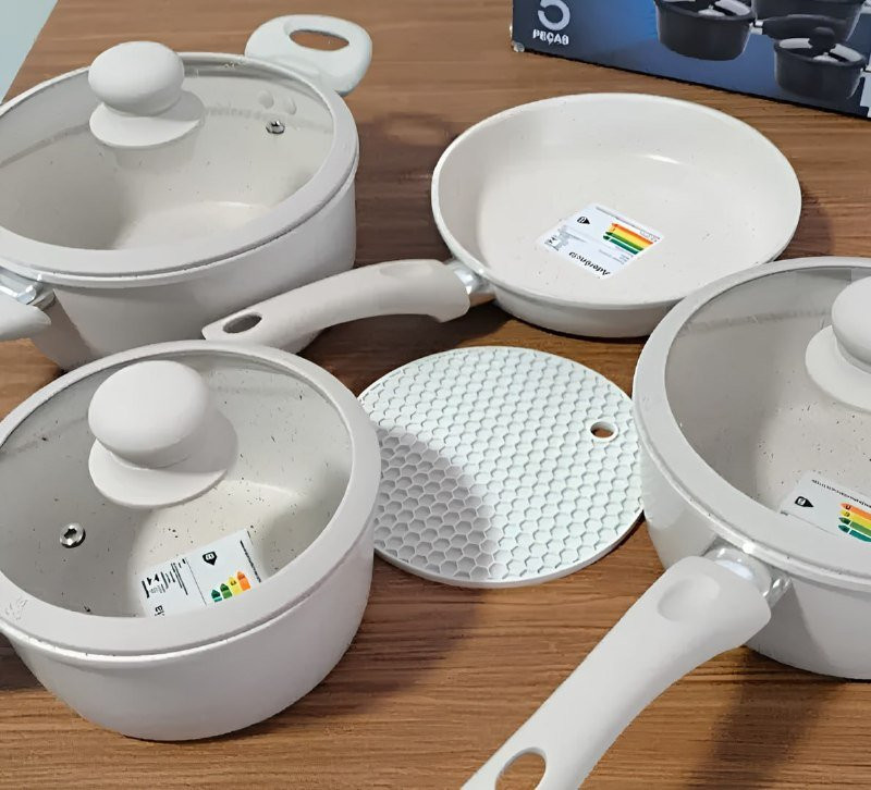 Jogo Panela Ceramica Antiaderente 5pç