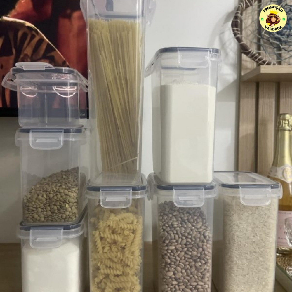 Kit 15 Potes Herméticos