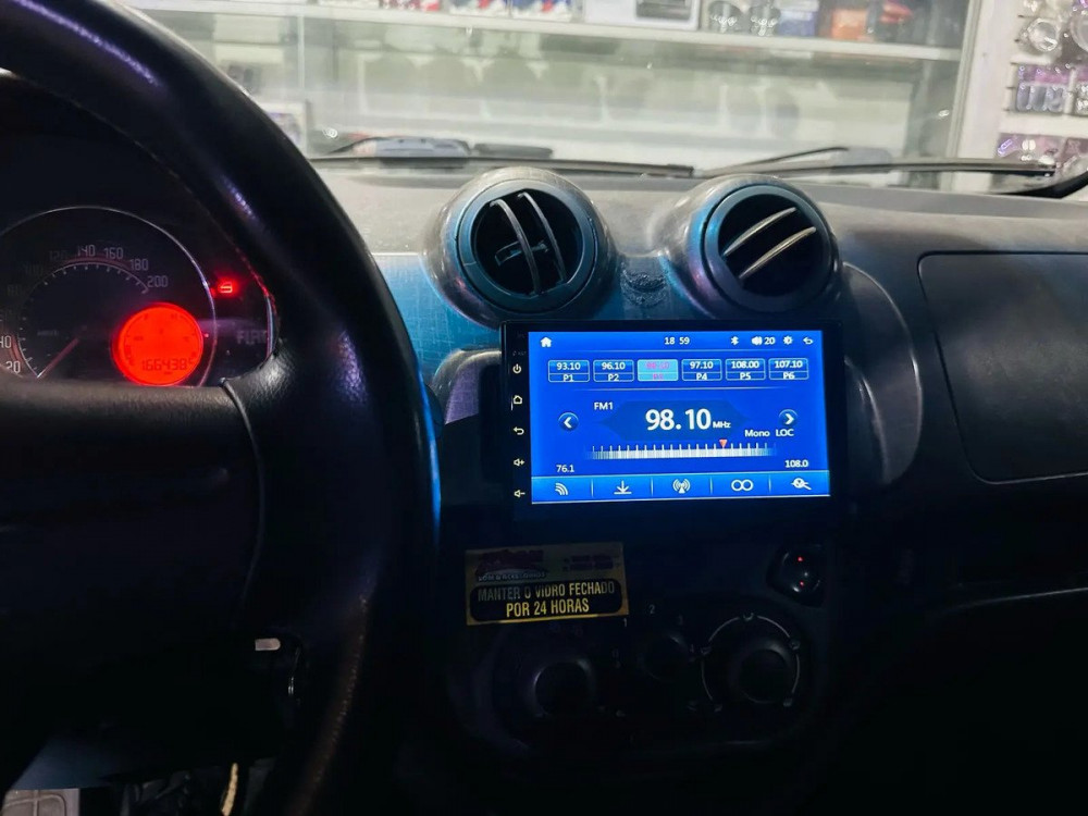Central Multimídia Mp5 1 Din Carplay 7'