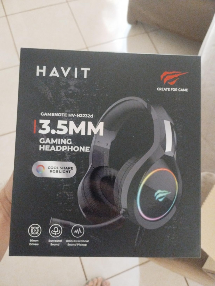Havit Fone de Ouvido Gamer H2232d com RGB