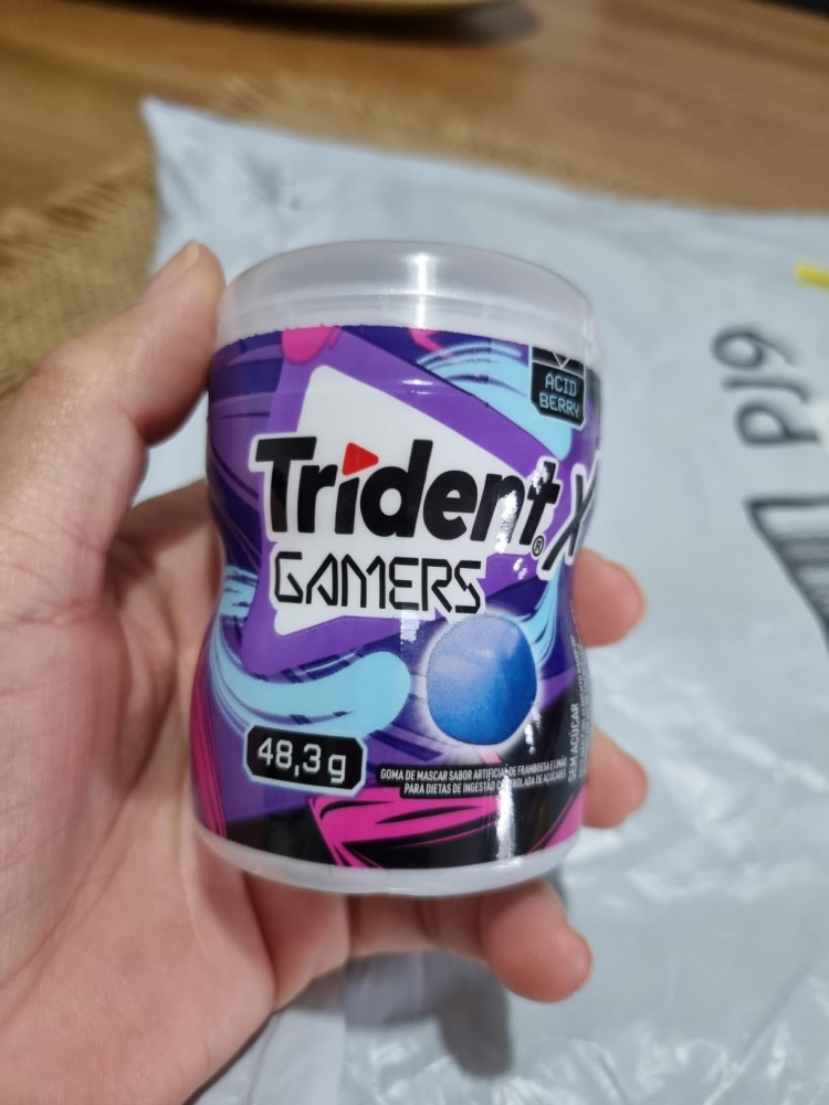 Chiclete Trident X Gamers Acid Berry 48,3g