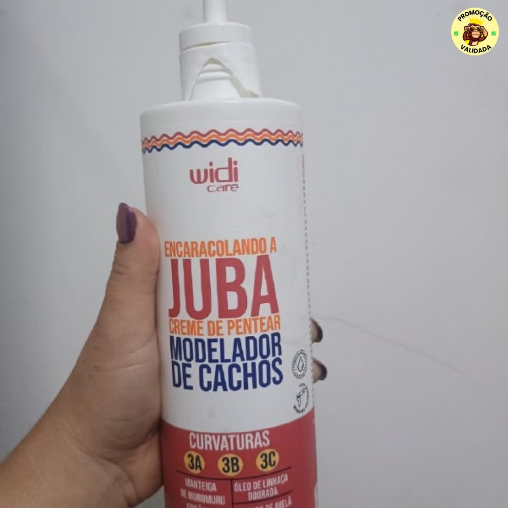 Widi Care Creme de Pentear Encaracolando a Juba