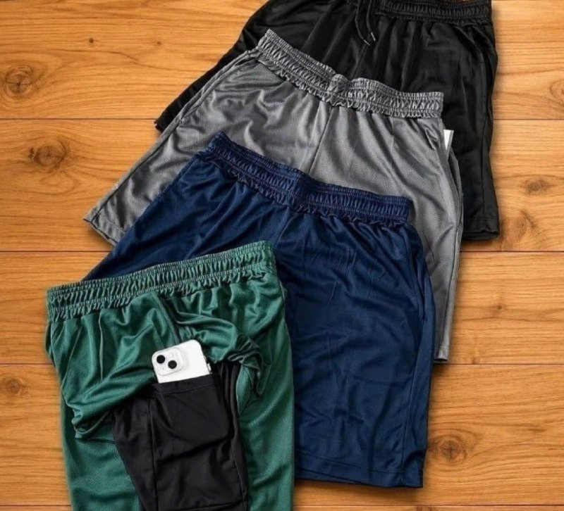 Kit 4 Shorts 2 em 1 Dryfit