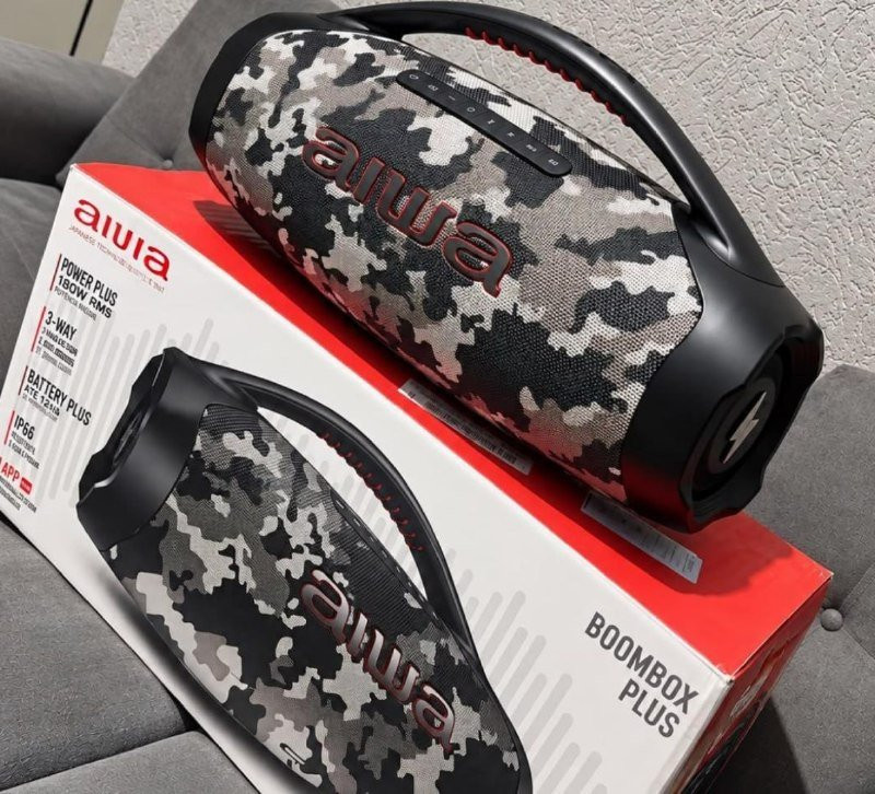 Caixa de Som Boombox Plus AIWA 200W Bluetooth 30H IP66