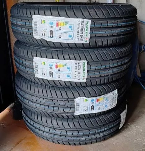 Kit 4 Pneus Doublestar 175/75R13 Aro 13
