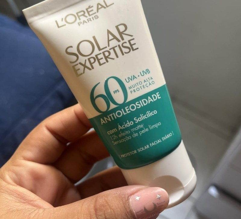 Protetor Solar Facial Antioleosidade FPS60, Solar Expertise L'Oreal Paris, 40g