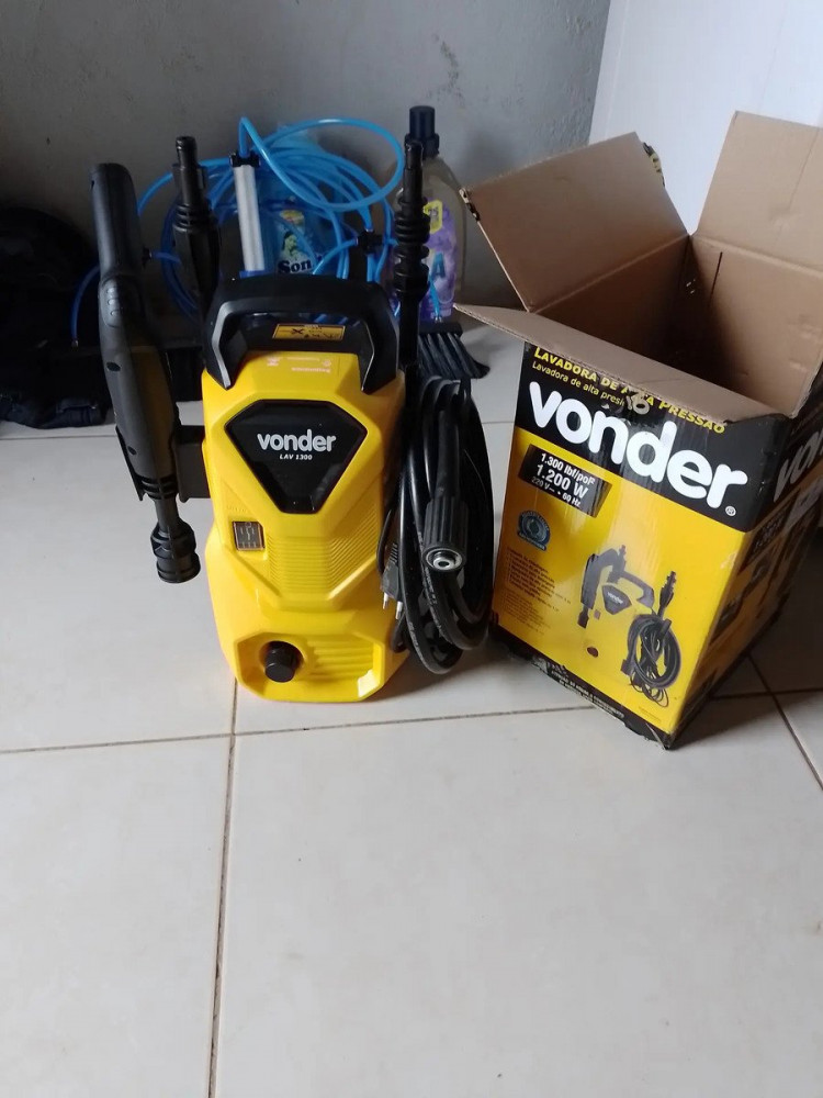 Lavadora Pressão 1300 psi 220V Vonder Amarelo