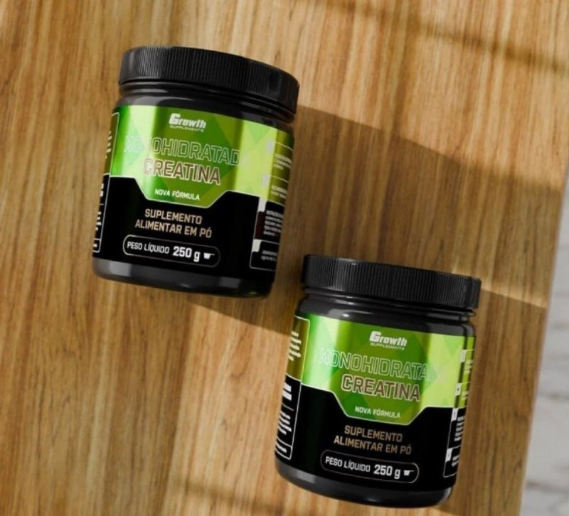 💪 Creatina Growth Monohidratada Em Pó 250g