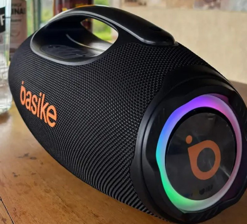 Caixa Som Basike Bluetooth Boombox 80W TWS