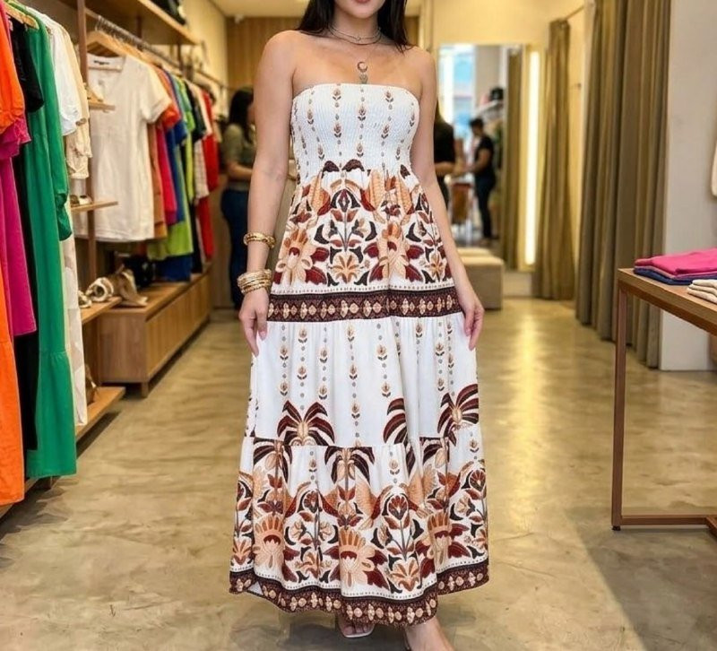 Vestido Tomara Que Caia Estampa Floral