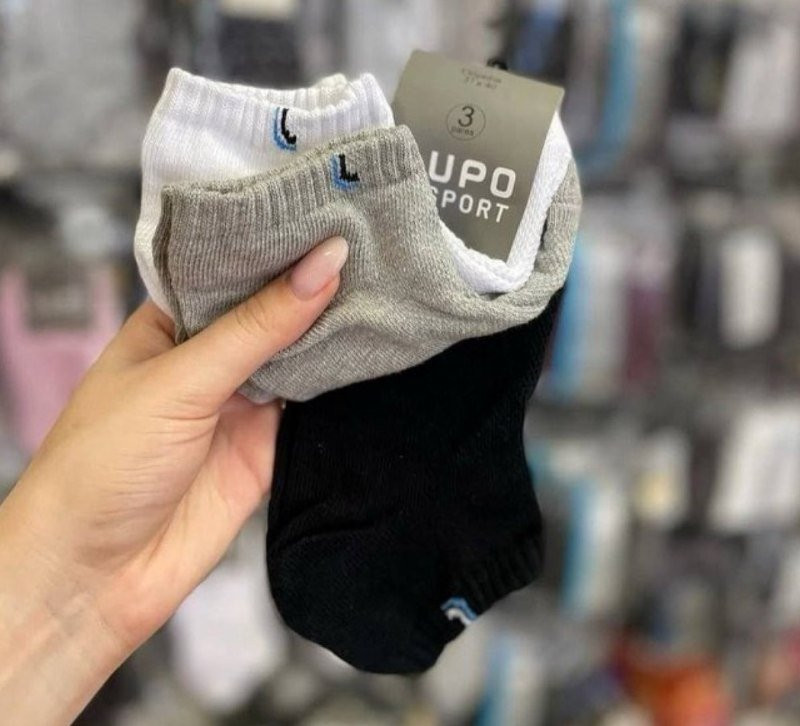 Kit com 6 Pares De Meias Lupo Cano Curto