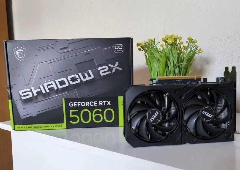 Placa de Video MSI RTX 5060 Shadow 2X OC
