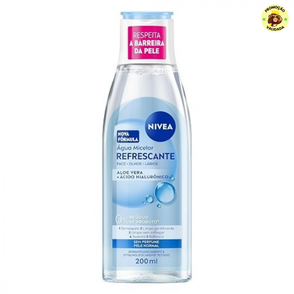 NIVEA Água Micelar Solução de Limpeza 7 em 1 Refrescante