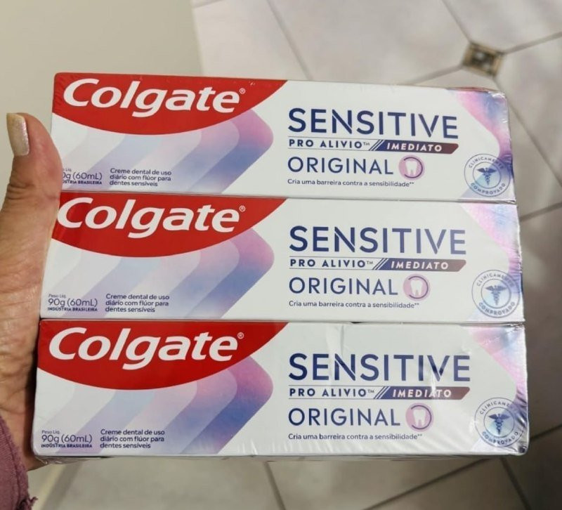 🦷 Colgate Sensitive Pro Alívio Imediato Creme Dental, 3x90g