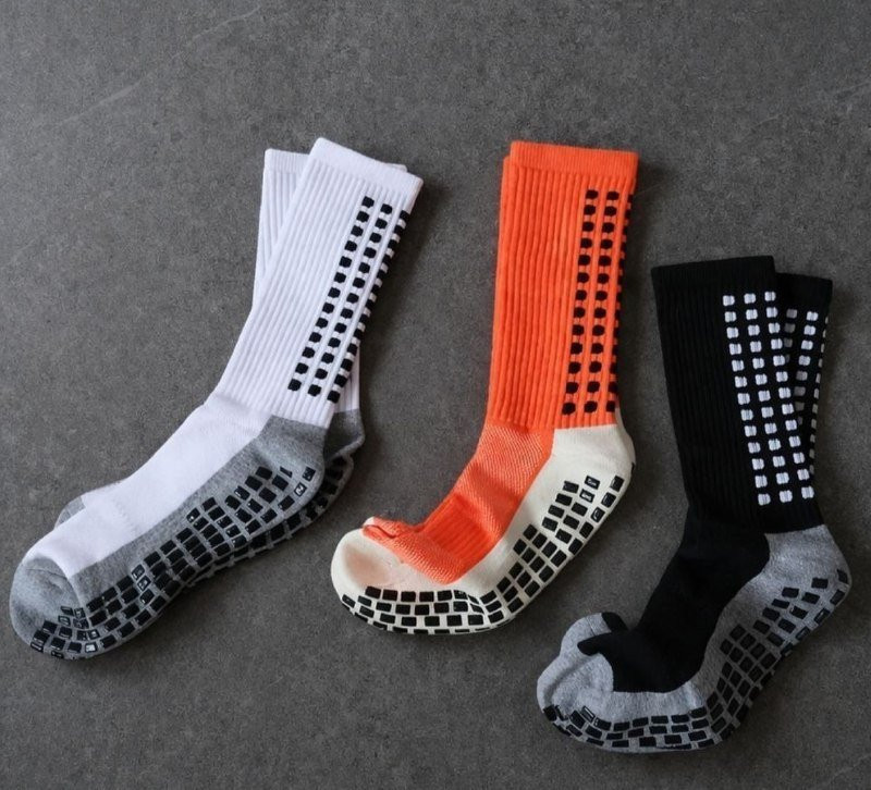 Kit 3 Pares Meia Antiderrapante Esportiva Futebol