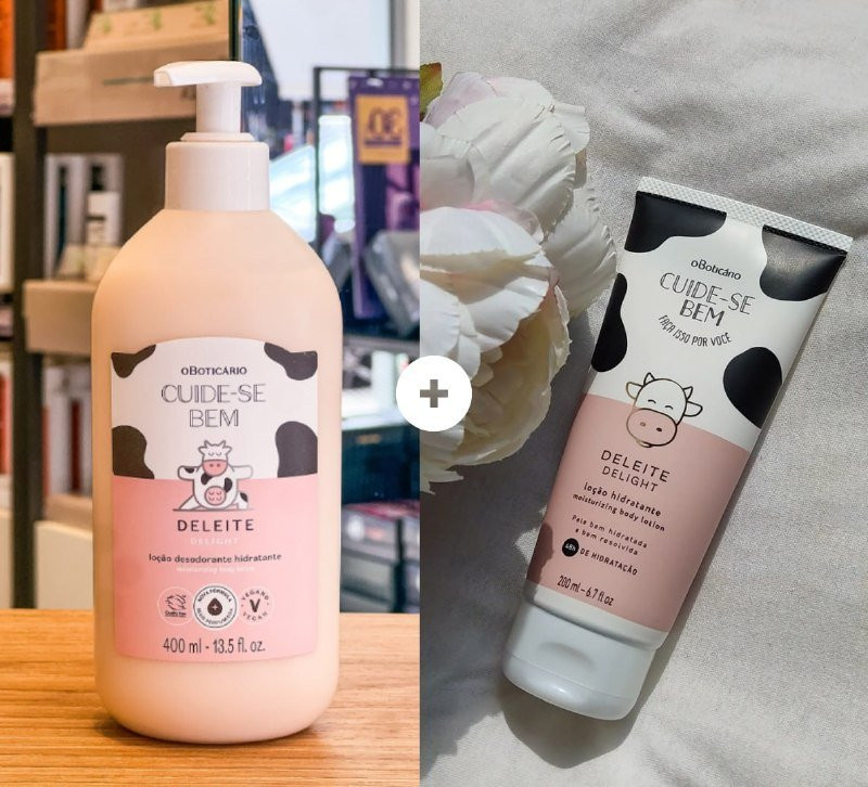 🧴  Combo Cuide-se Bem Deleite Loção 400ml + Loção 200ml